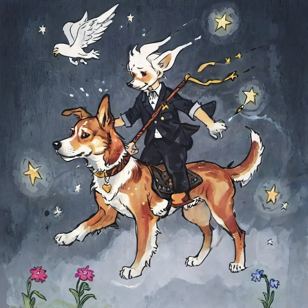 Prompt: magical Dog