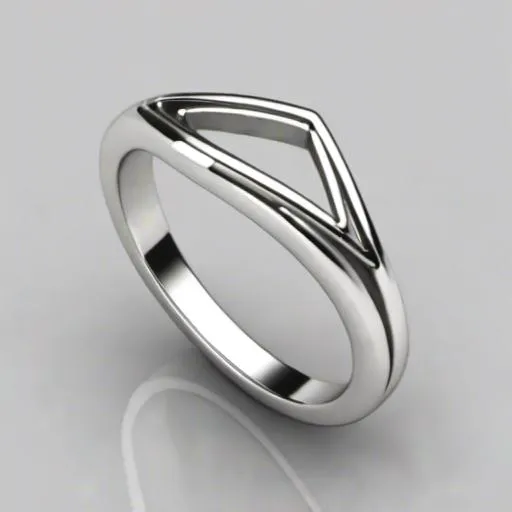 Prompt: <mymodel> simple silver wire ring. elegant, fasionable