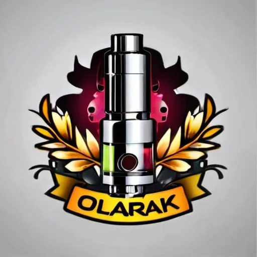 Prompt: logo olarak vape içen birini yarat ama çok renkli olsun ve duman olsun. alt kısımda marka adı için yer bırak