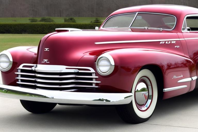 Prompt: Show me a modern car based on the 1948 Tucker, for the current model year