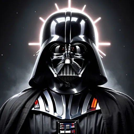 Prompt: Darth Vader as Jesus Christ