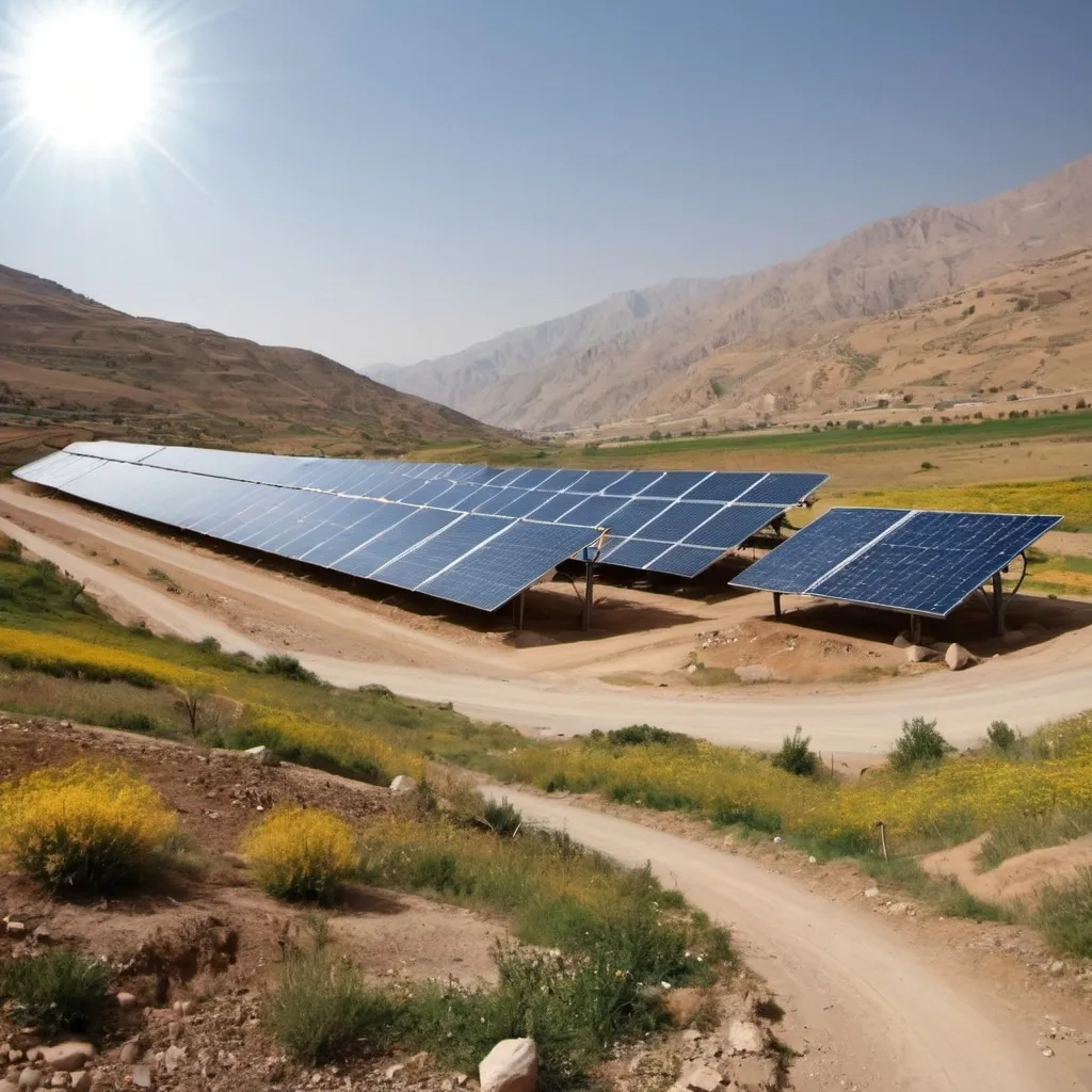 Prompt: kurdistan  solar system energy
