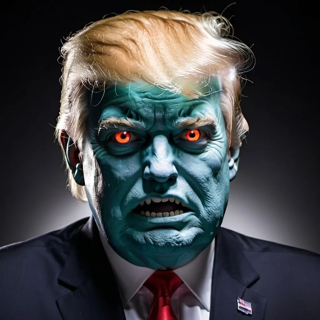 Prompt: trump monster 