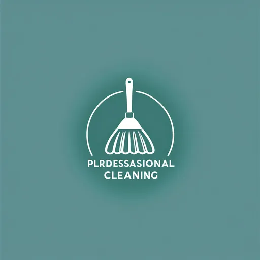 Prompt: A minimalist logo for a professional cleaning company (auprofessionalcleaning.co.uk) in the UK, featuring a clean brush or mop and modern typography. 