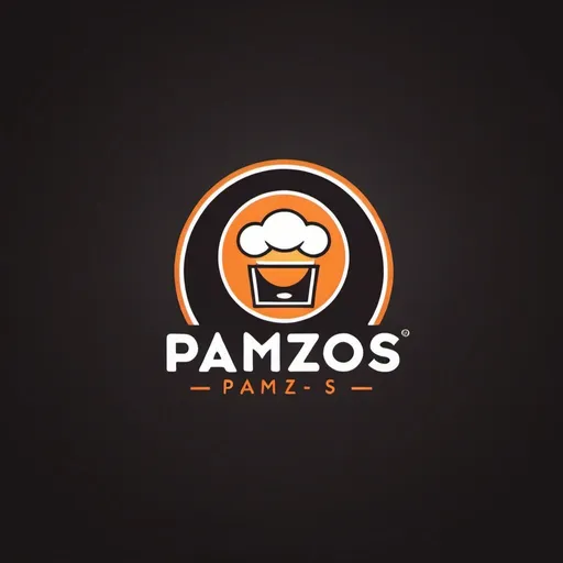 Prompt: Create a logo for a restaurant called Pamzos. 