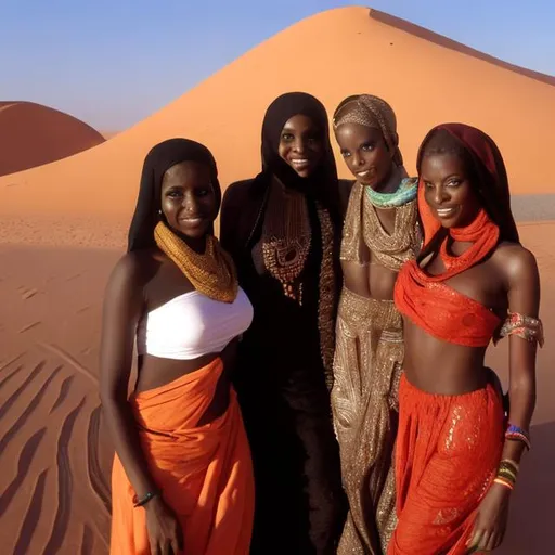 Prompt: Sahara beautiful women