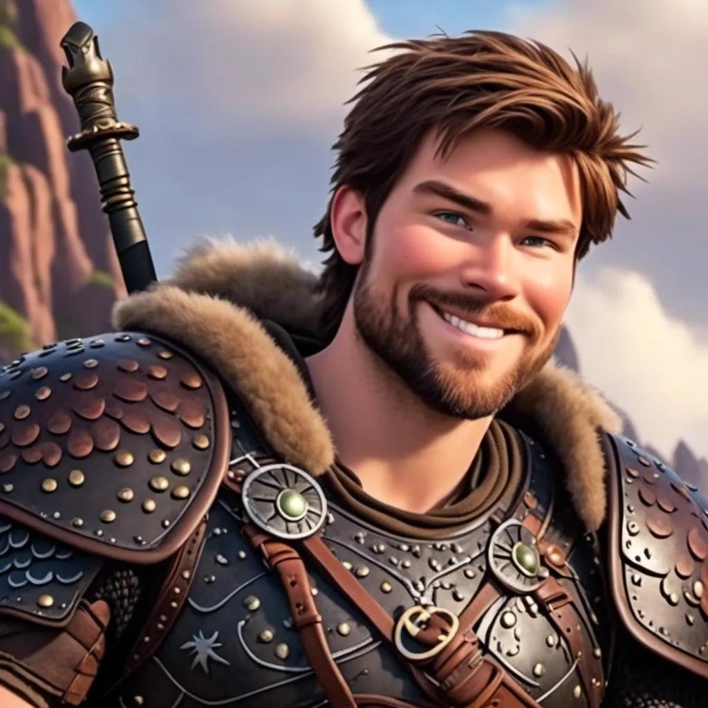 Prompt: <mymodel>animated CGI style, caucasian white male viking of 25 years of age, no smile, intense