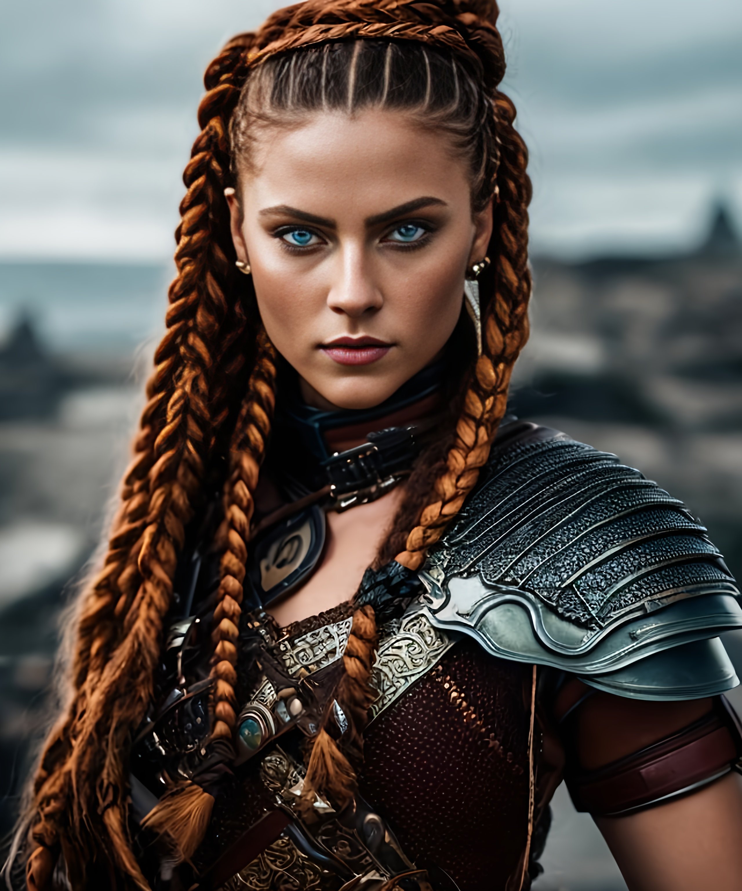 Lexica - viking hairstyle (masterpiece