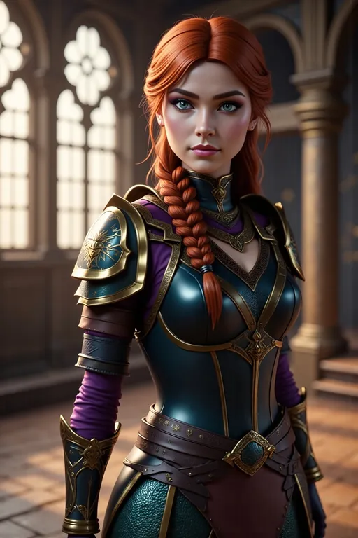 Prompt: Photo of <mymodel> standing in The Great Hall from How to Train Your Dragon