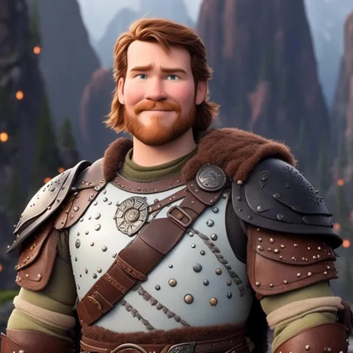 Prompt: <mymodel>animated CGI style, caucasian white male viking of 25 years of age, no smile, intense