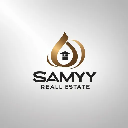 Prompt: Design a logo for "SAMY Real Estate," a company specializing in premium residential and commercial properties. Incorporate elements that convey trustworthiness, sophistication, and innovation. Consider using a combination of sleek typography and a modern house icon to represent the core business of the company. Choose a color palette that evokes professionalism and luxury, while ensuring the logo remains versatile and memorable across various marketing materials.