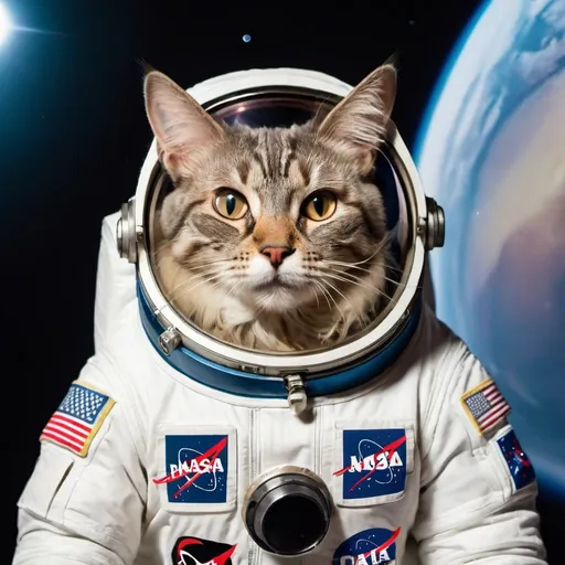 Prompt: Cat in spacesuit 