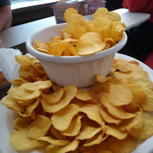 Prompt:  chips the chips was Crunchy like a crab snapping his clower’s  
