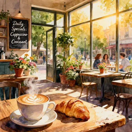 Prompt: mari pase ek cafe ni website che to mare ae website ni marketing karvi che to mane aena mate ek image genrate kari ne aapo.