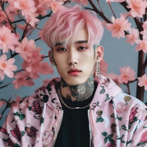 Prompt: Korean version of Lil peep 