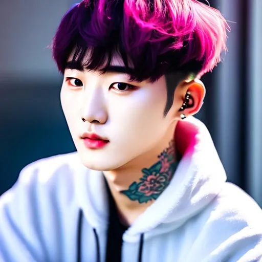 Prompt: Korean version of Lil peep 