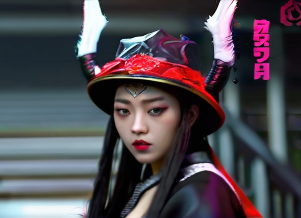 Prompt: BLACK LIKE DARK BLACK LIKE THE COLOR OF COAL BLASAIN QWEEN korean woman, princess, cowgirl, gooner, gooning, goon cave,HD, UHD, 4k, realistic CREEPYER THEN LAST TIME BOOO