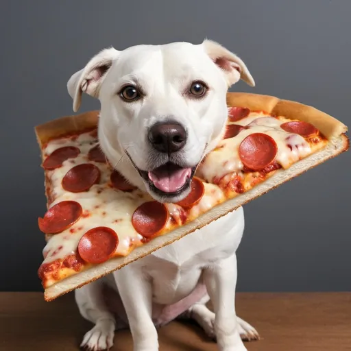 Prompt: Pizza dog hybrid 