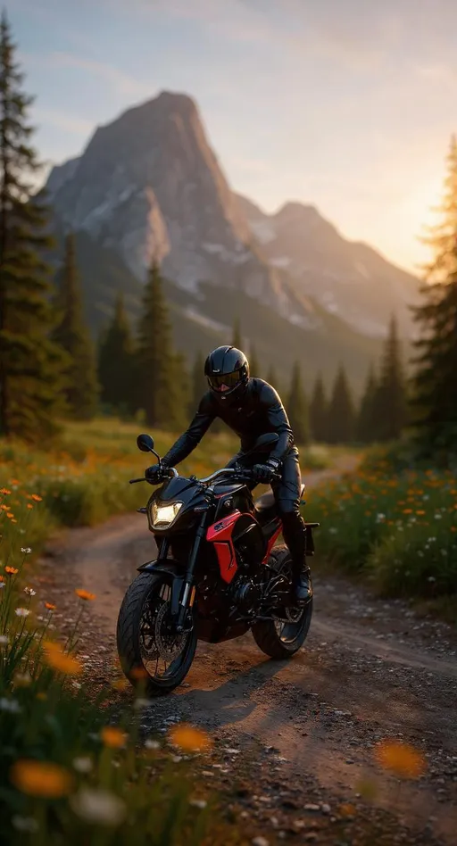 Prompt: Bike video 3d