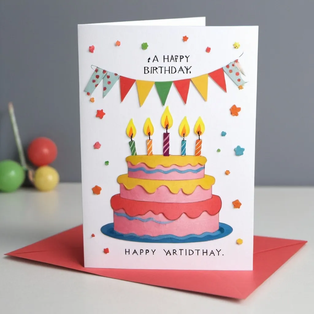 Prompt: A birthday card
