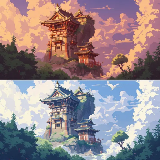 Prompt: Image conversion to Ghibli Style Art 