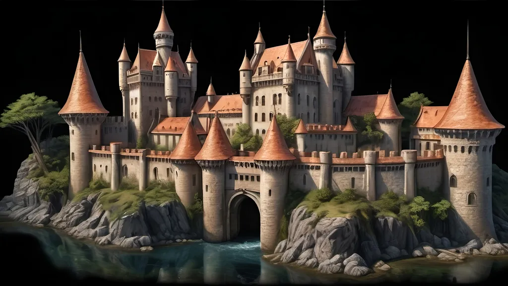 Prompt: Six castles

 {{highest quality concept art masterpiece in the style of Kayawoo }}}, night setting,  digital drawing oil painting, 128k UHD HDR, hyperrealistic intricate, graphic comic (HDR, UHD, 64k, best quality, RAW photograph, best quality, masterpiece:1.5,Ultra realistic high definition .  {{{{highest quality concept art masterpiece}}}} digital drawing oil painting, 128k UHD HDR, hyperrealistic intricate. Unreal engine 5