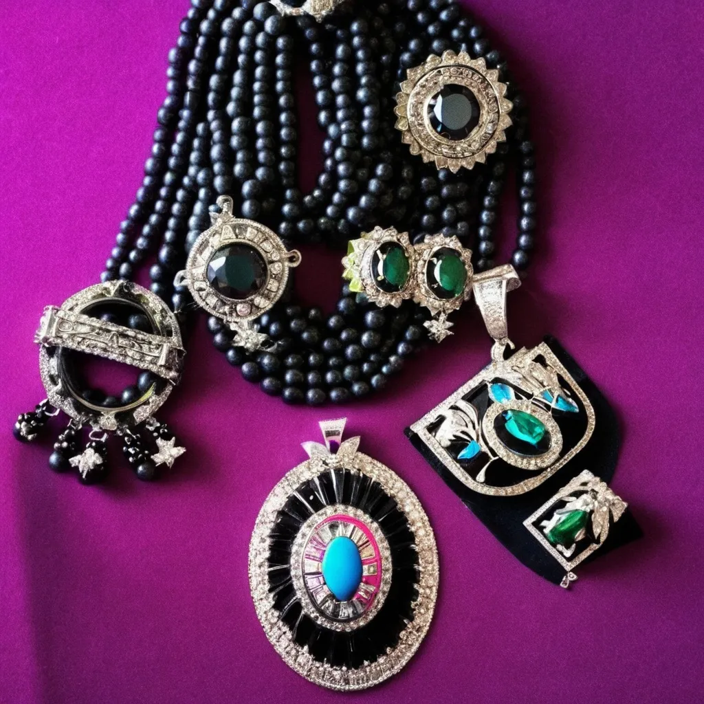 Prompt: BLAXICAN  jewelry
