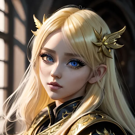 Prompt: masterpiece, splash art, ink painting, beautiful cute pop idol, D&D fantasy, (23 years old) pixie girl cleric, ((beautiful detailed face and large eyes)), bright blond hair, looking at the viewer, wearing cleric outfit, intricate hyper detailed hair, intricate hyper detailed eyelashes, intricate hyper detailed shining pupils #3238, UHD, hd , 8k eyes, detailed face, big anime dreamy eyes, 8k eyes, intricate details, insanely detailed, masterpiece, cinematic lighting, 8k, complementary colors, golden ratio, octane render, volumetric lighting, unreal 5, artwork, concept art, cover, top model, light on hair colorful glamourous hyperdetailed, intricate hyperdetailed breathtaking colorful glamorous scenic view landscape, ultra-fine details, hyper-focused, deep colors, dramatic lighting, ambient lighting god rays | by sakimi chan, artgerm, wlop, pixiv, tumblr, instagram, deviantart