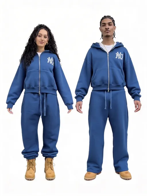 Prompt: The images Image1, Image2, Image3 represent the character. the character's clothing is Image4. 生成角色全身视图。保持自然站立姿势，双臂自然下垂，双脚与肩同宽。使用纯白色背景。确保从头到脚完整呈现，符合人体比例。