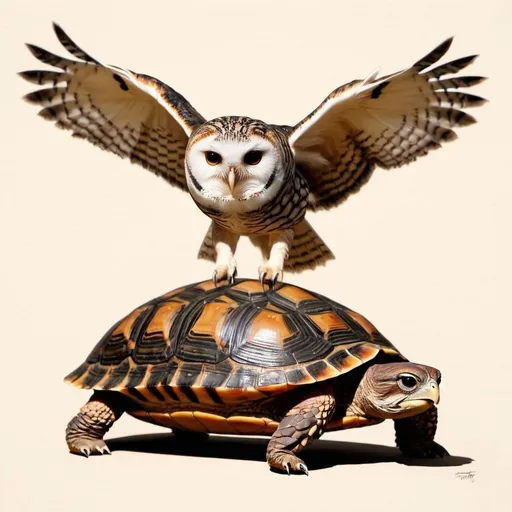 Prompt: Swift Owl Turtle