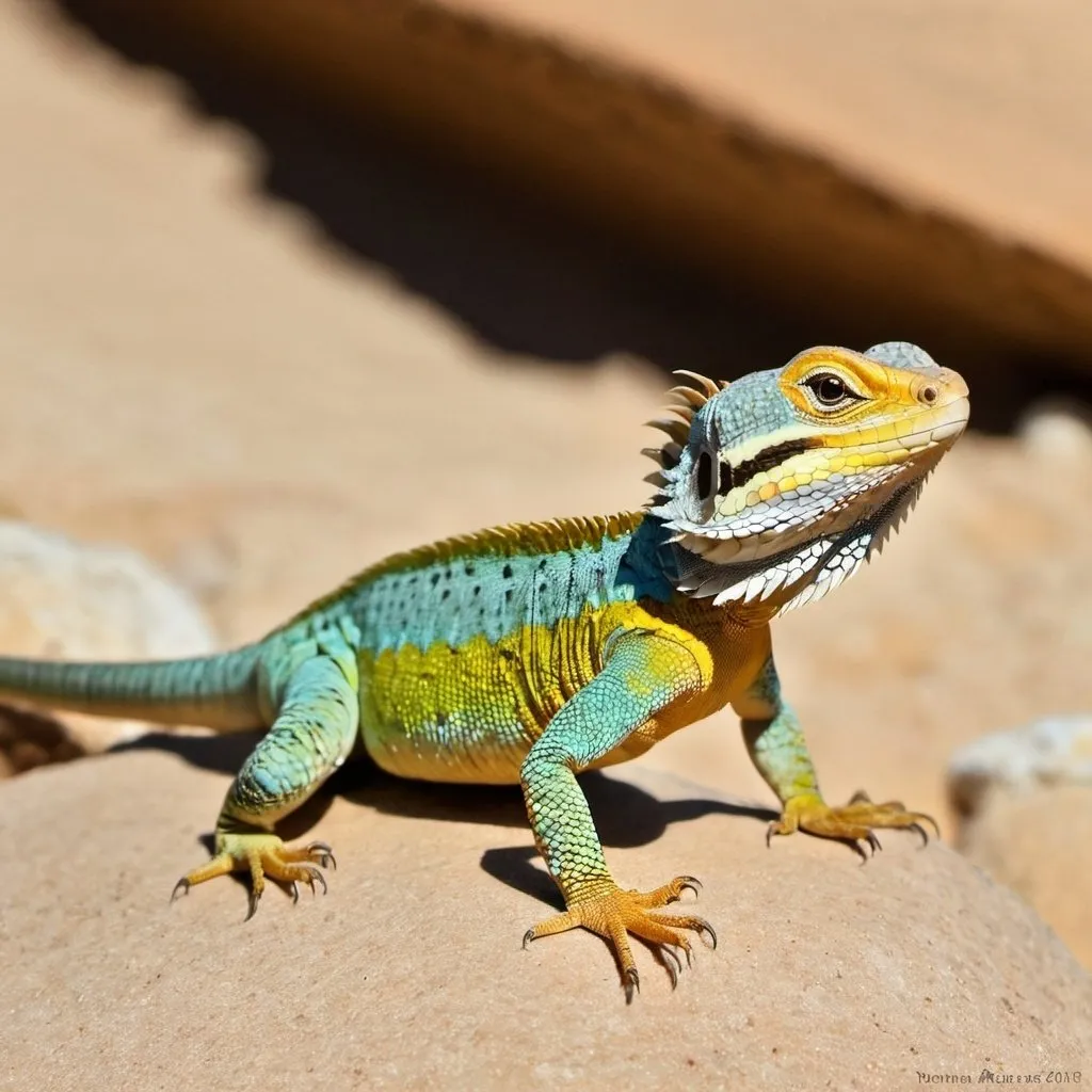 Prompt: full body, female lizardfolk, eastern collared lizard