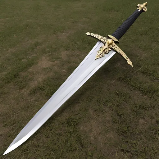 Prompt: medieval european longsword inspired by Wing Zero