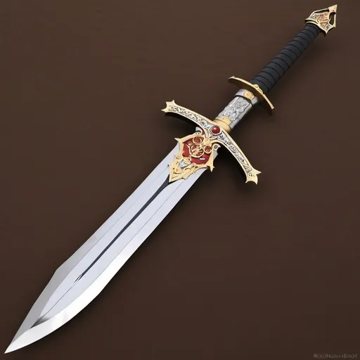 Prompt: medieval european longsword inspired by Wing Zero