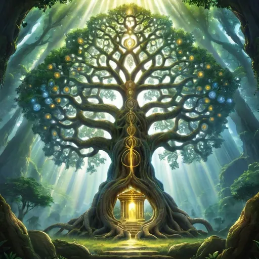 Prompt: Divine Sacred Tree