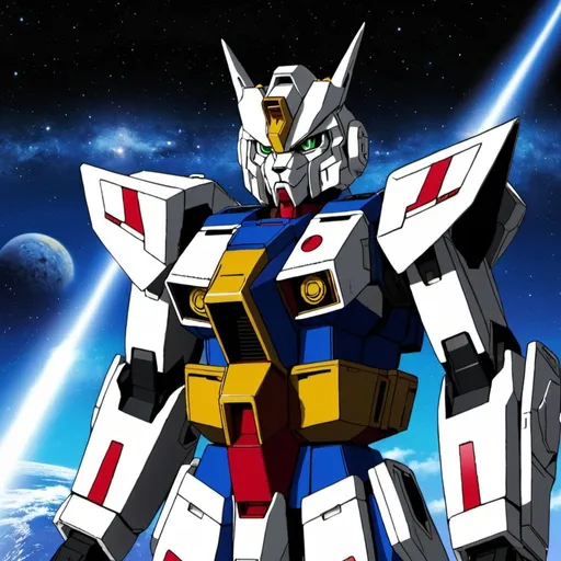 Prompt: Wolf Gundam