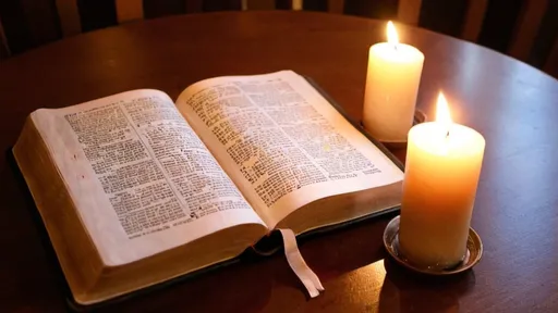 Prompt: Bible and Candle