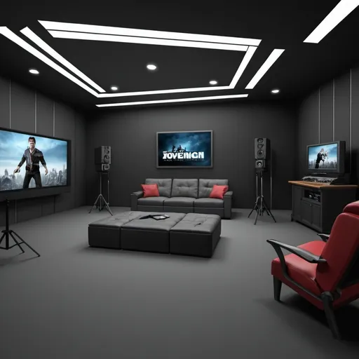 Prompt: 3d studio for a movie content