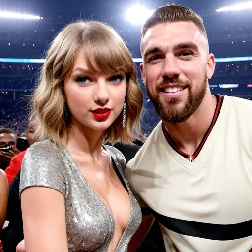 Prompt: Taylor swift and Travis kelce
