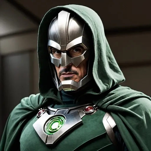 Prompt: do Robert Downey Jr as doctor doom