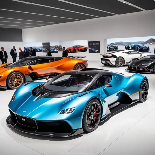 Prompt: A hybrid car with feactures of
Bugatti Centod {10%}
+
Bugatti Chiron Super Sport 300(25%)
+
Mercedes-Maybach Exelero(10%)
+
Lamborghini Veneno(10%)
+
Lamborghini Sian FKP 37.(25%)
+
Pagani Huayra Roadster BC(5%)
+
W Motors Lykan Hypersp pool[10%]
+
Aston Martin Valkyrie(5%)
