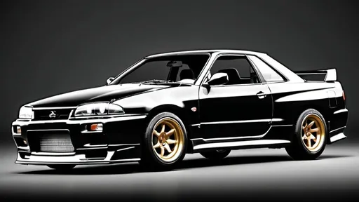 Prompt: Nissan Skyline R32 in the style of the year 1950s