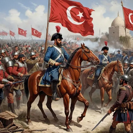 Prompt: Honor Turks war
