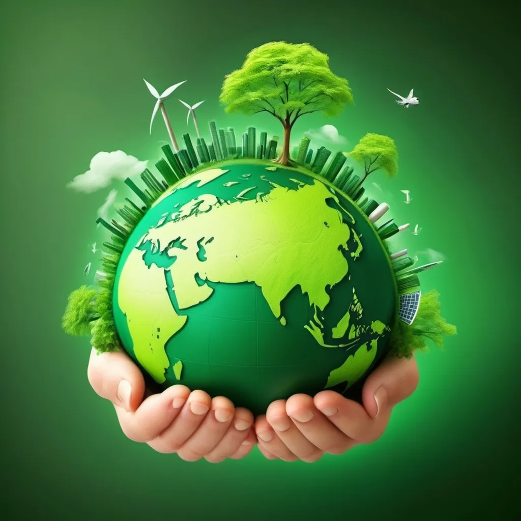 Prompt: importance of green economy and environment conservation with paragraph