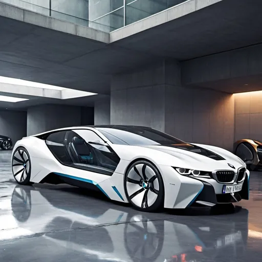Prompt: BMW car in the year 2060