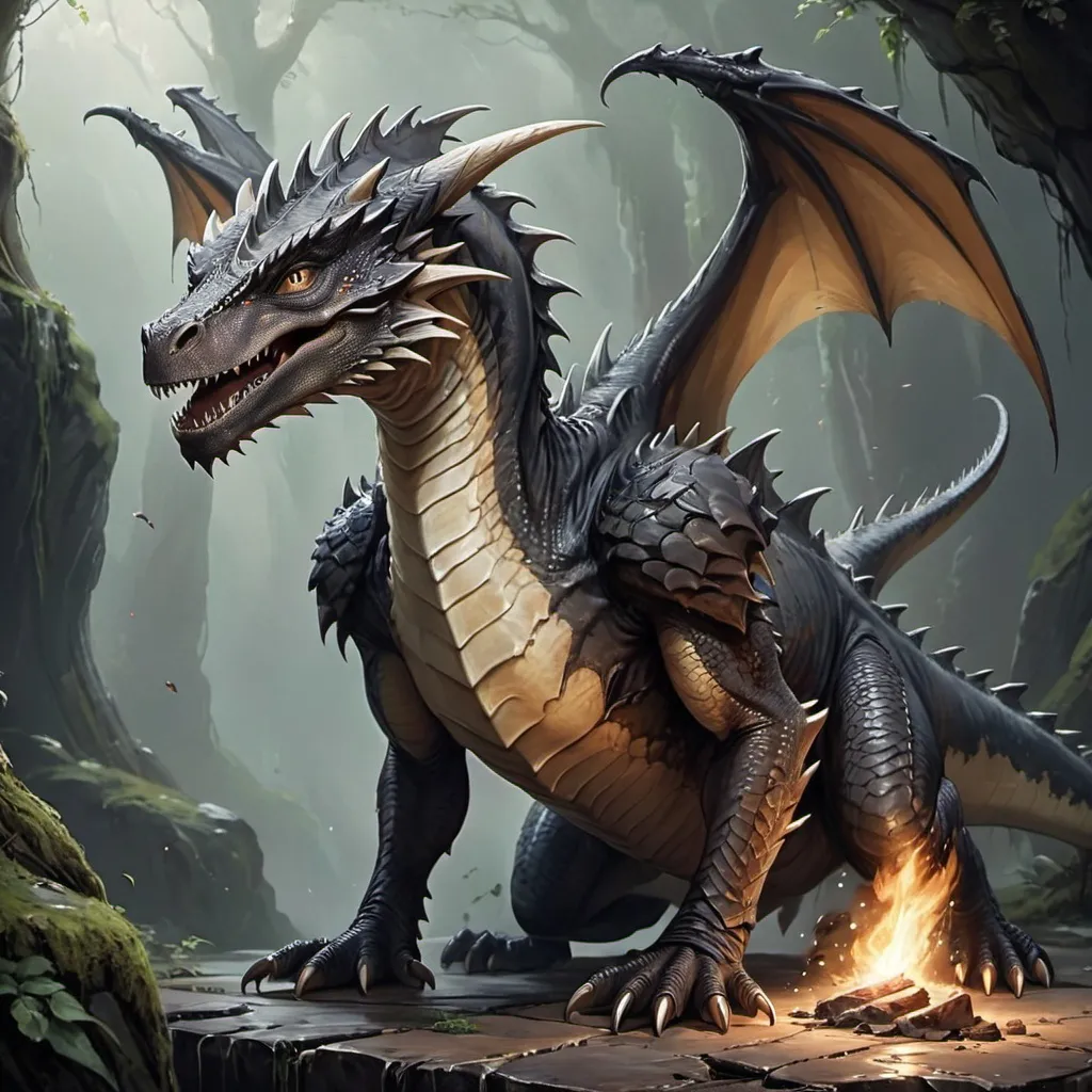 Prompt: there once was a dragon who couldn't breathe any fire, sad, depressed, hopeless

