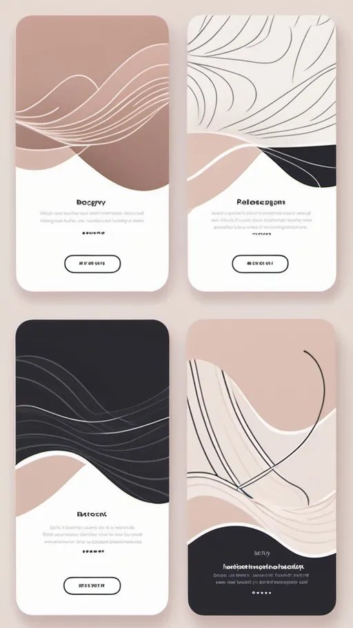 Prompt: create an elegant, responsive Instagram story and post backgrounds in the style of minimalist fashion illustration, featuring flowing fabric textures, delicate line work, and refined color palettes. The designs should have a cohesive, high-end aesthetic suitable for a fashion-focused personal or brand Instagram account