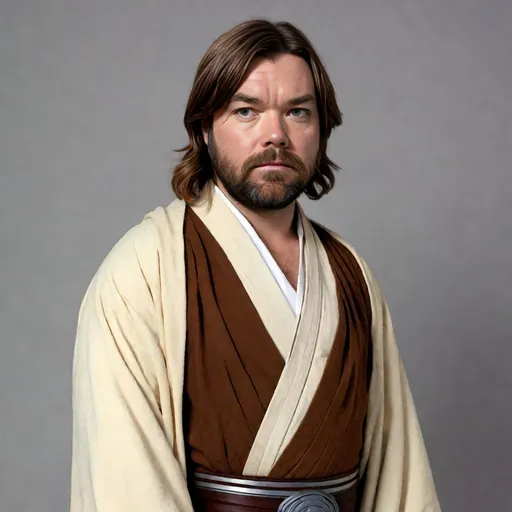 Prompt: Matt Berry dressed as Obi Wan Kenobi