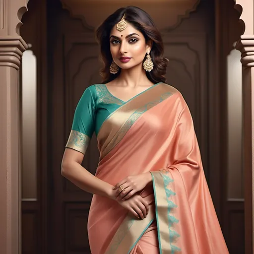 Prompt: Create an image that invites people of a store.Opening that is to happen on 14th October 2024.It's a saree brand come fabrics.Come ready, meet where as cheapest as possible.Use compelling lines or tacklines that generate interest in people