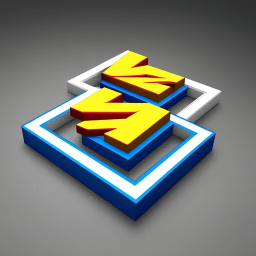 Prompt: Logo 3D with "LZ" and "LOGISZONE" en deux couleurs 