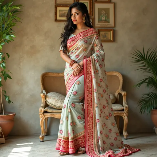 Prompt: Saree